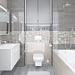 Ария Ботаника Декор-2 белый 20х50_15