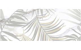 Ария Ботаника Декор-2 белый 20х50